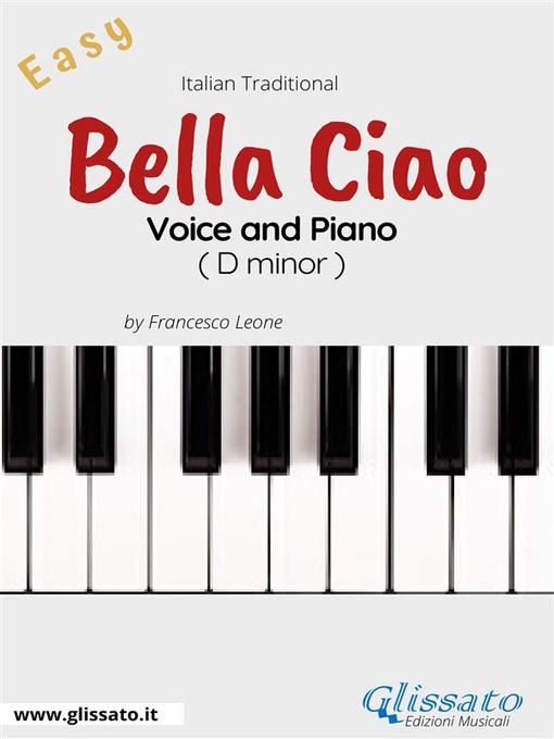 Cover image for Bella Ciao--Voice and Piano (Easy)